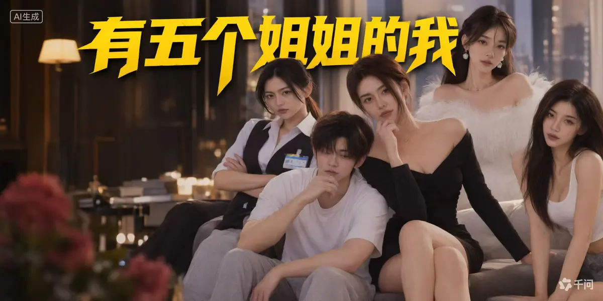 黄豆AI短剧《有五个姐姐的我》全集无雾版未删减-完整版无须会员高清免费看-五个温柔治愈女主超甜剧情-无广告网盘资源随心看