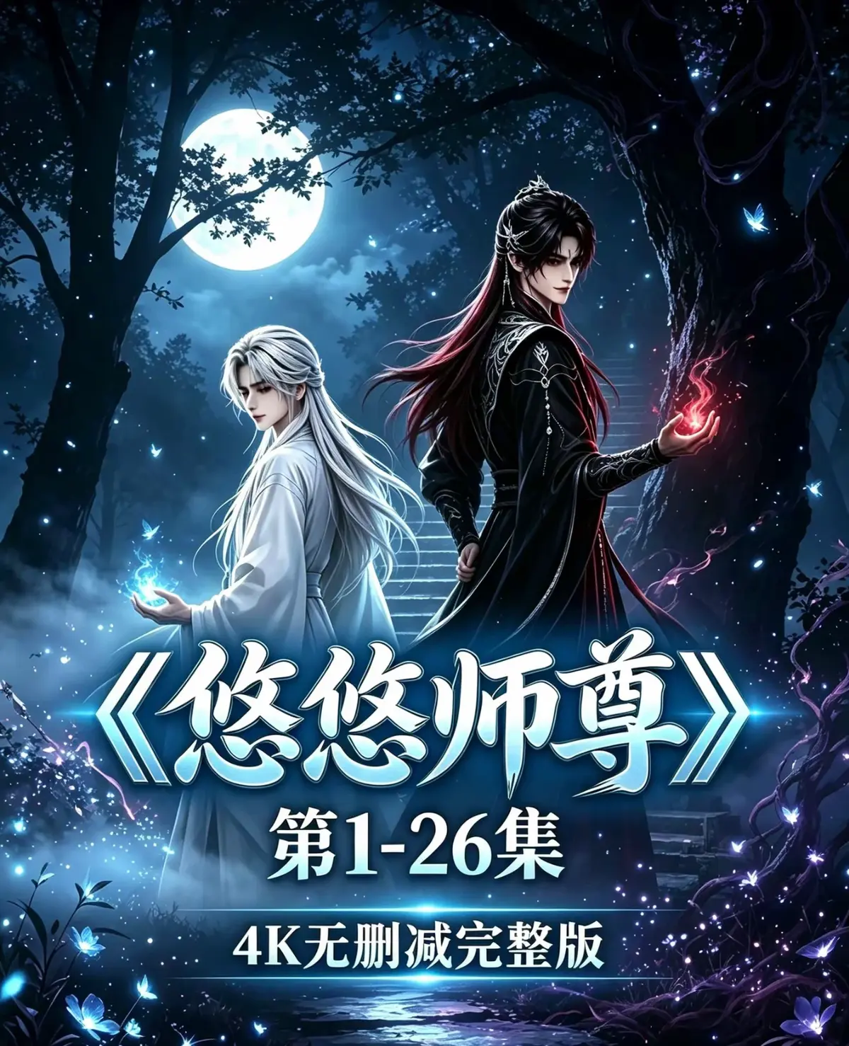《悠悠师尊》双男主AI短剧免费观看-疯批逆徒缠上清冷师尊双向救赎-穿书师尊×黑化魔尊全26集在线观看-悠悠师尊免
